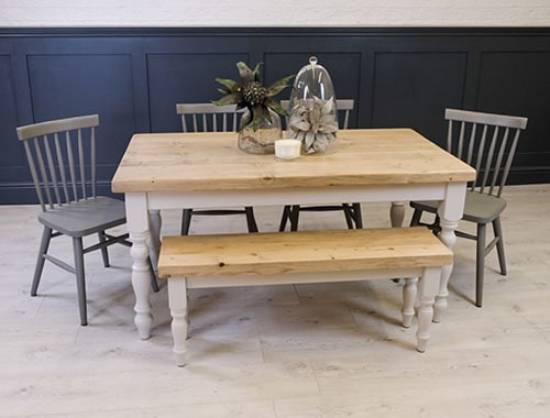 Made In The Cellar, Reclaimed Farmhouse Table And Chairs