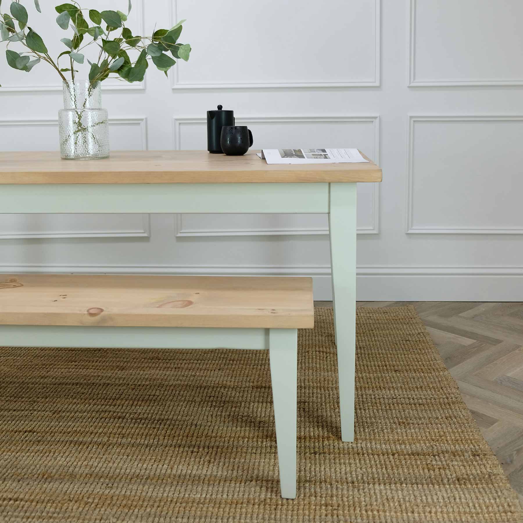 4.-Slim-Tapered-Leg-Dining-Table-with-Rustic-Pine-Top-STTAB.PBPT