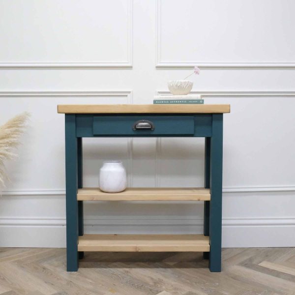 Square Leg Console Table - Pine Top