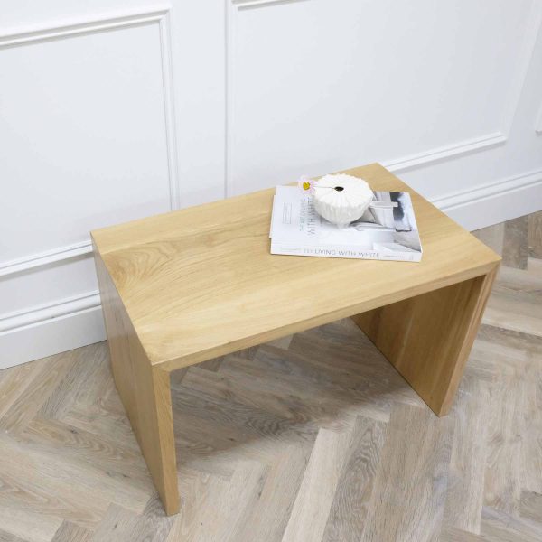 Solid Oak Up and Over Coffee Table - Ready to Go