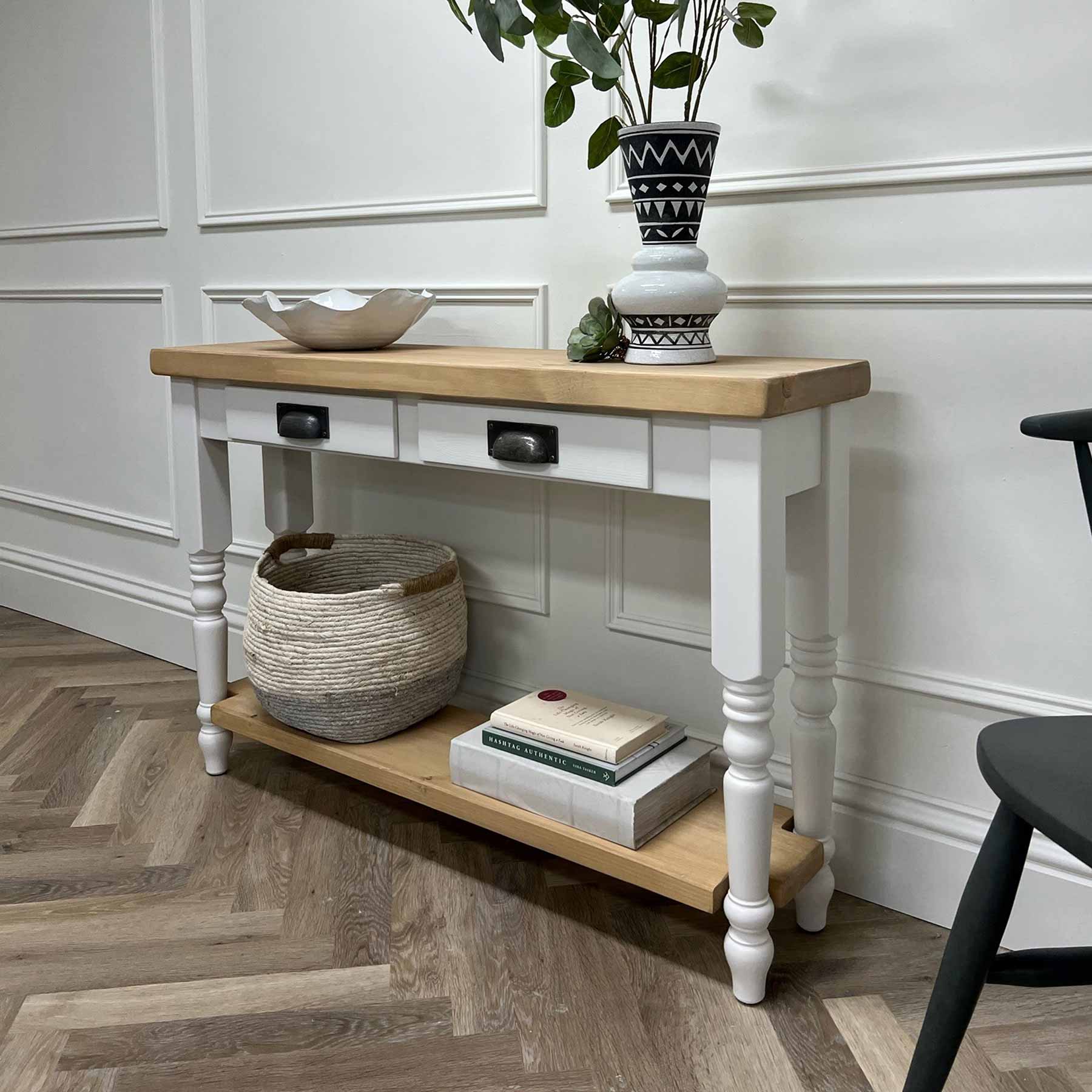 Norfolk Console Table - Pine Top - Image 5