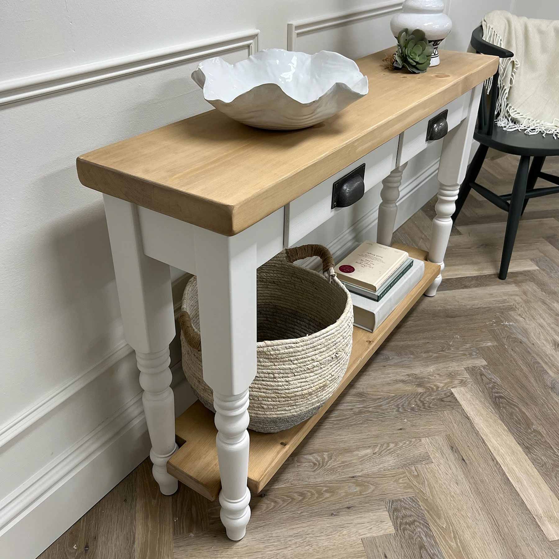 Norfolk Console Table - Pine Top - Image 4