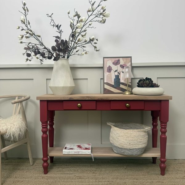 Norfolk Console Table - Oak Top