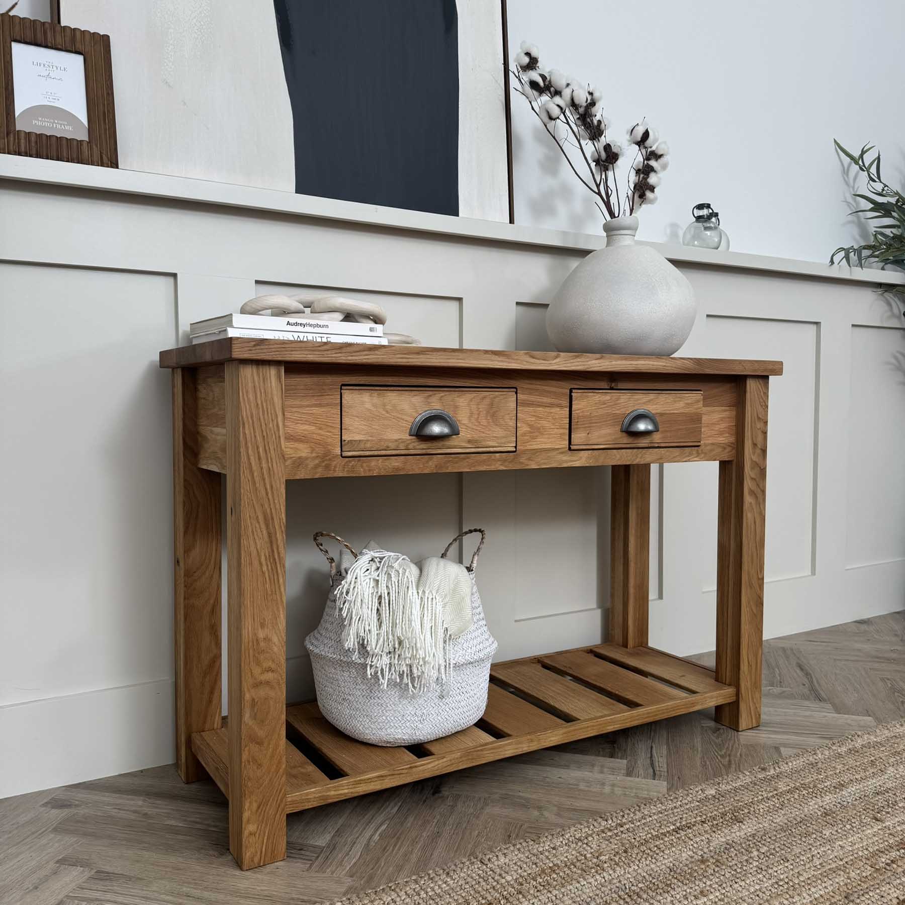 Oak Clarke Console 120x45 - Pure