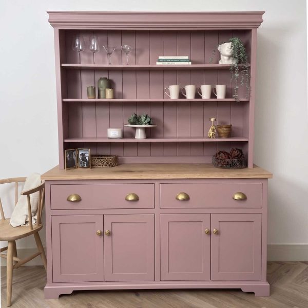 Oak Top Edwin Dresser Cornice - Sulking Room Pink