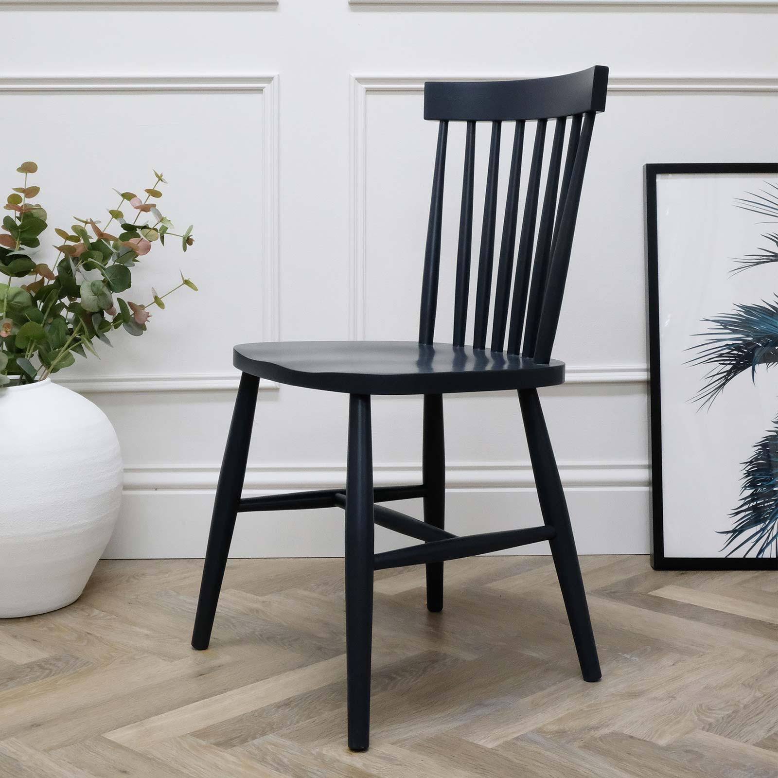Scandi Stick Back Dining Chair - Image 5