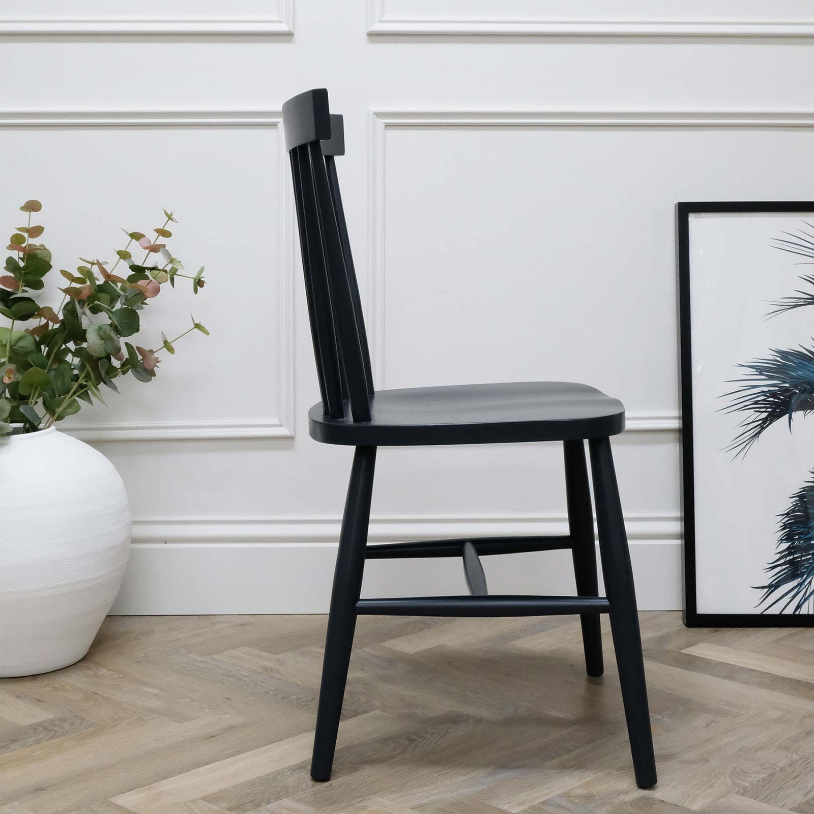 Scandi Stick Back Dining Chair - Image 3