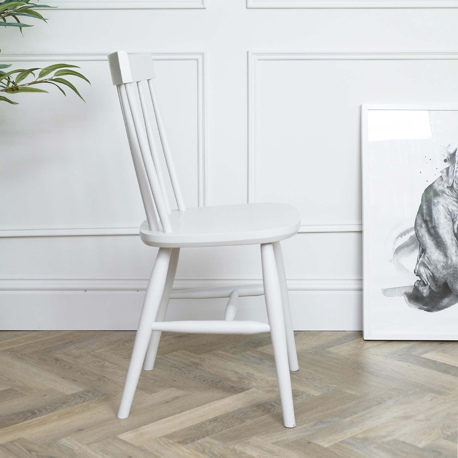 Scandi Stick Back Dining Chair - Image 2