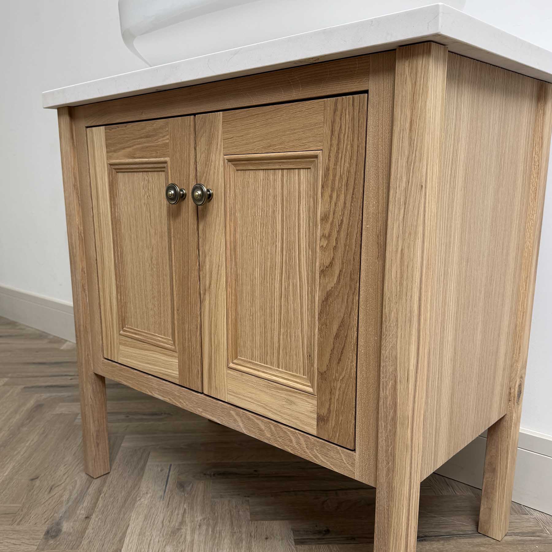 Battersea Bathroom Vanity - Oak - Image 4