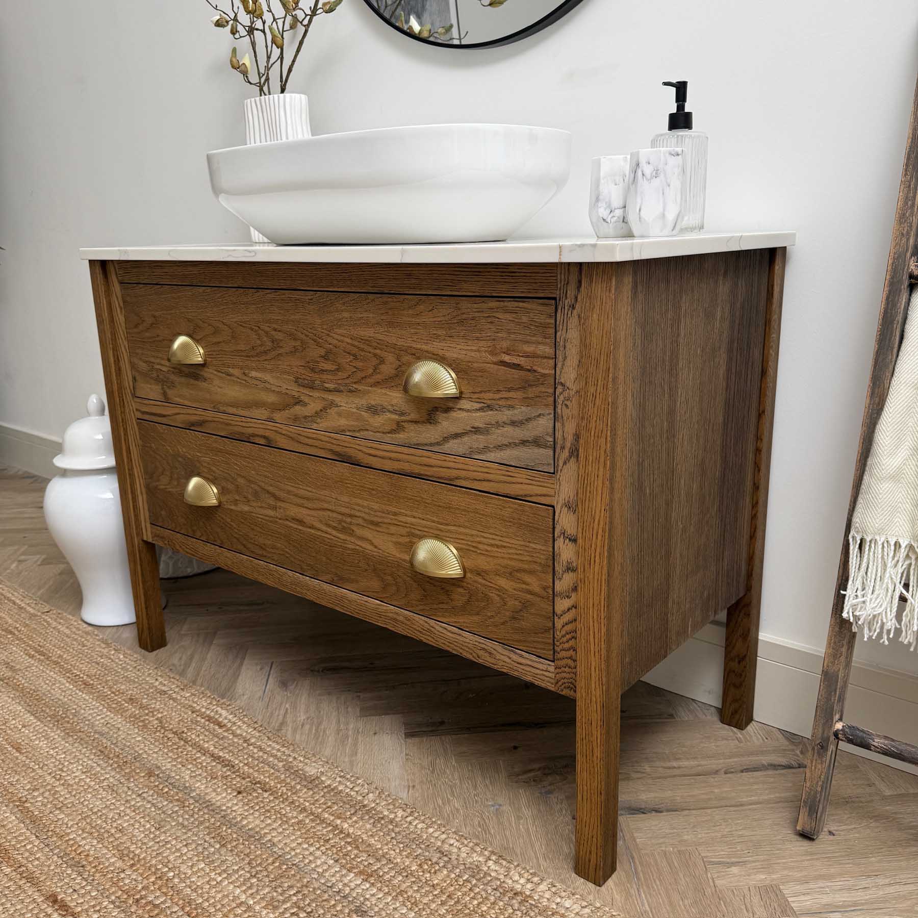 Soho Bathroom Vanity - Oak - Image 2