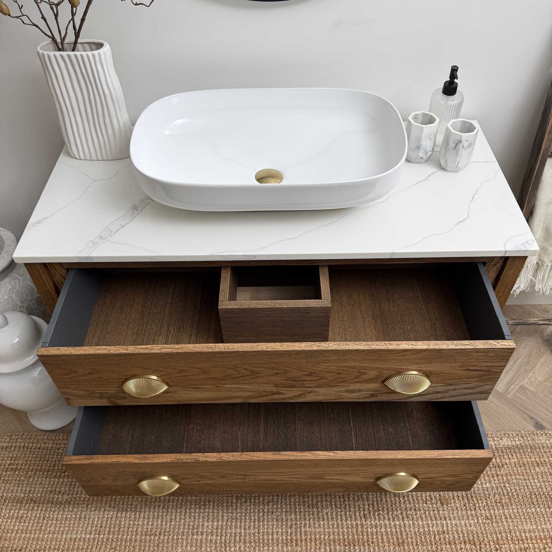 Soho Bathroom Vanity - Oak - Image 3