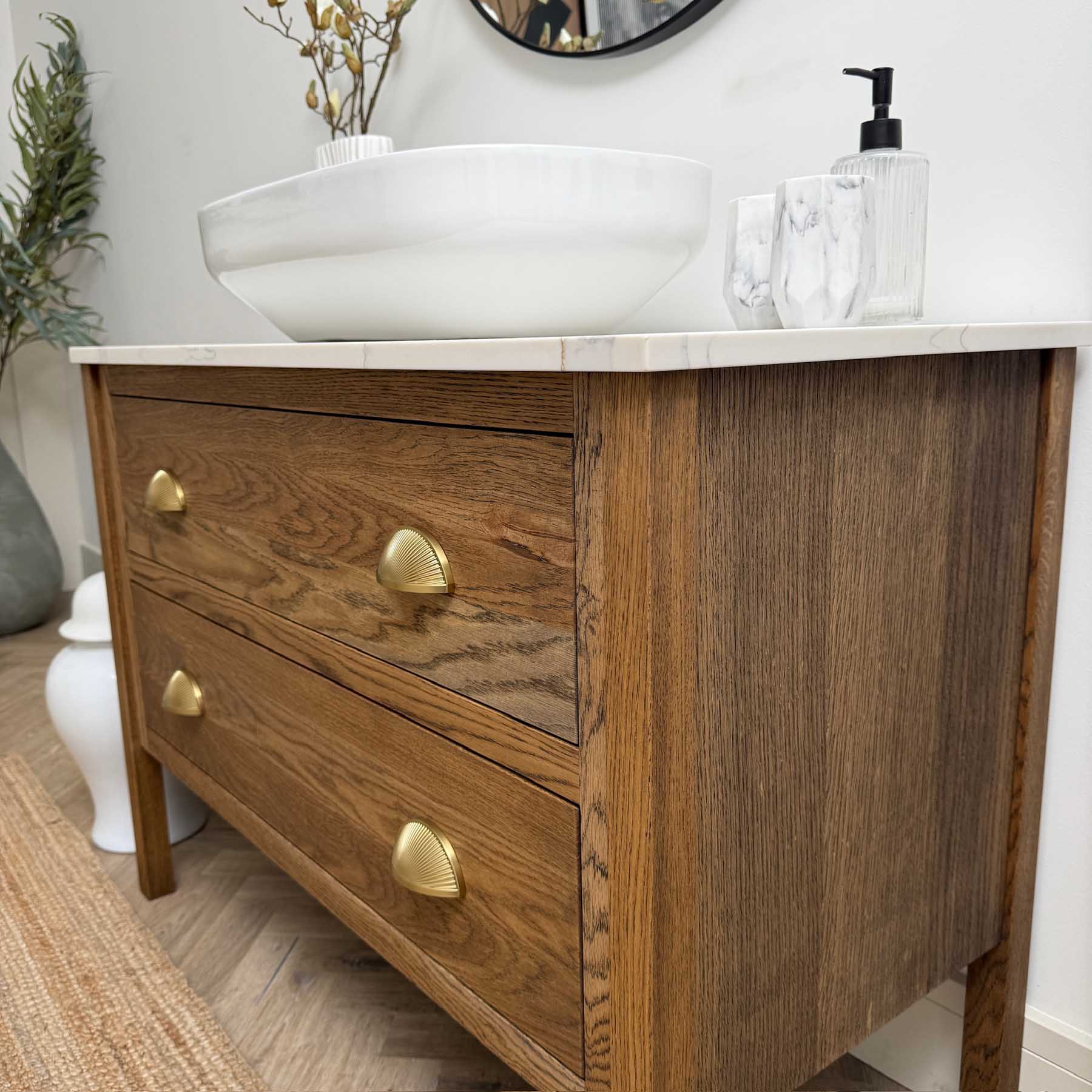 Soho Bathroom Vanity - Oak - Image 5