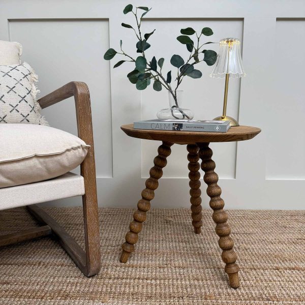 Solid-Oak-Castle-Brown-Bobbin-Side-Table