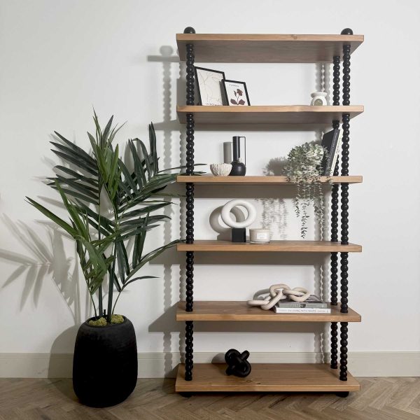 Pine Bobbin Bookcase