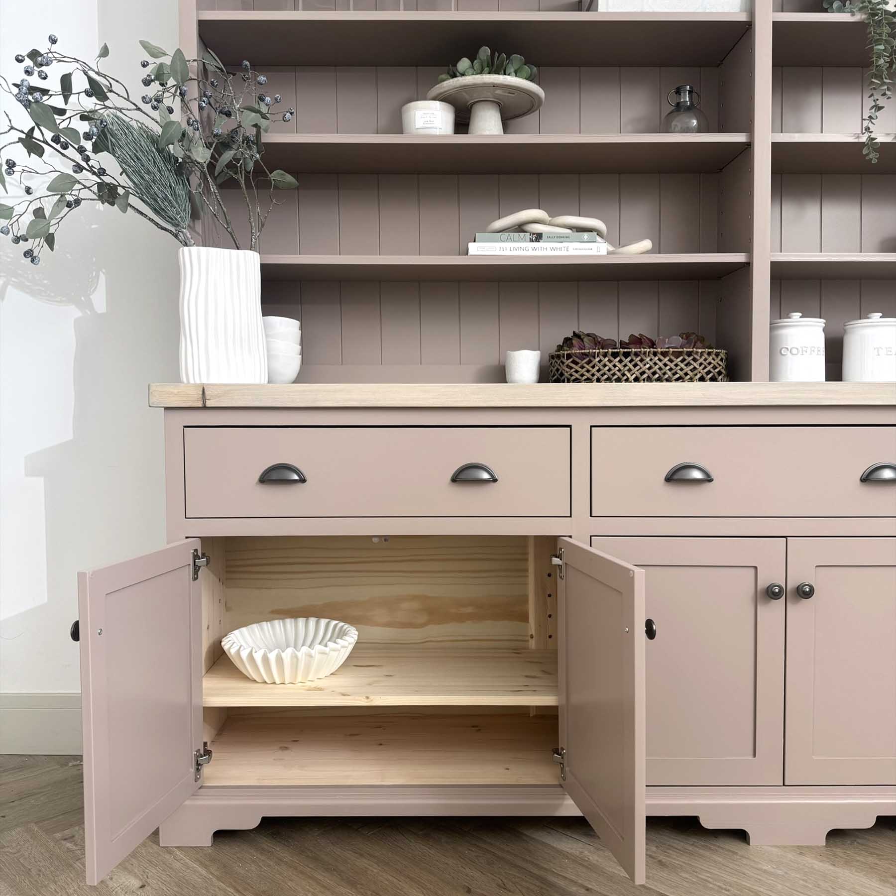 Pine Large Edwin Dresser 250x44 - Dead Salmon, Driftwood grey 25%